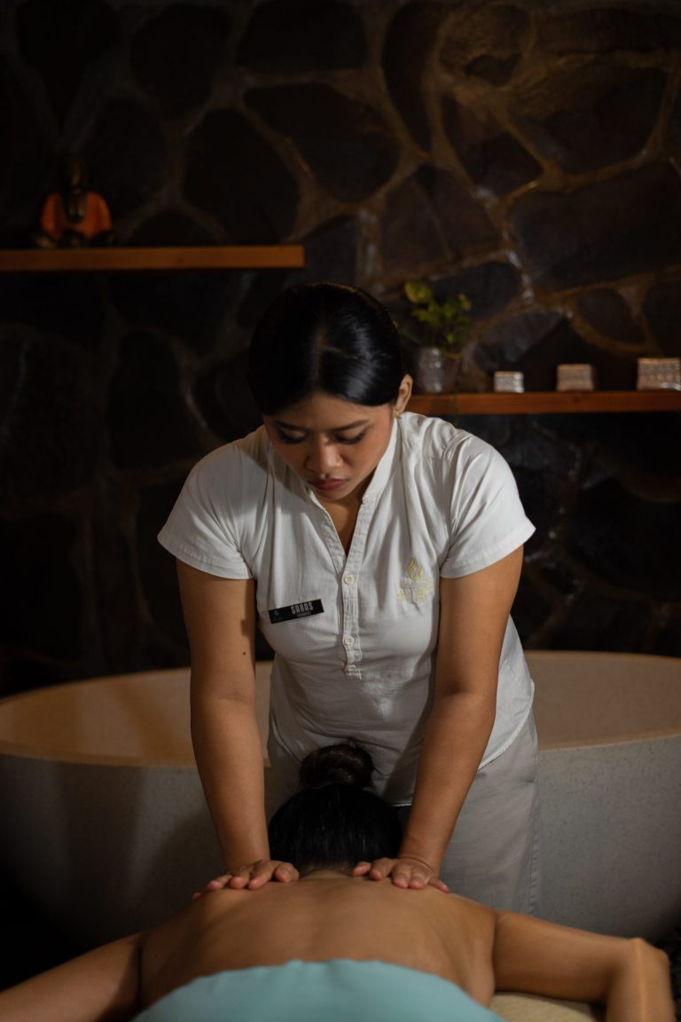Balinese massage by a trained female therapist
