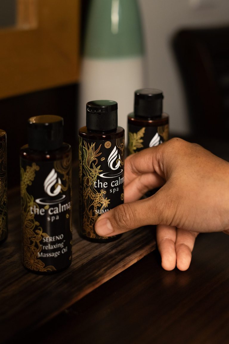 The Calma Spa signature massage oils